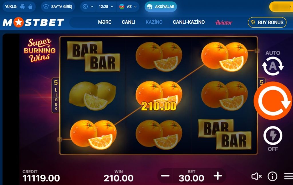 Mostbet-aze45 Casino: slot maşınları və slotlar